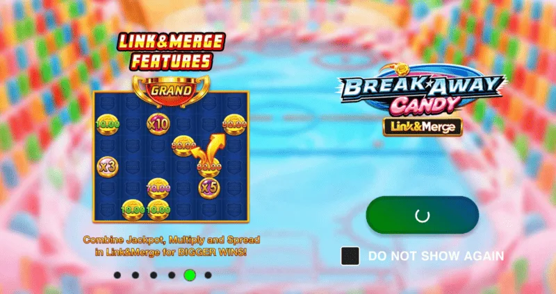 Break Away Candy - ecranul principal cu grila 6x6 și jucători de hochei